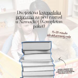Dvojezična logopedska priprema za prvi razred u Nemačkoj (Kompletan paket)